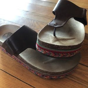Flip flop sandals - multi color